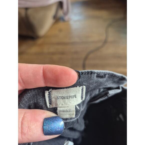 Madewell Stovepipe button fly jeans with lots of stretch womens‎ size 25 or 2 - Picture 6 of 6